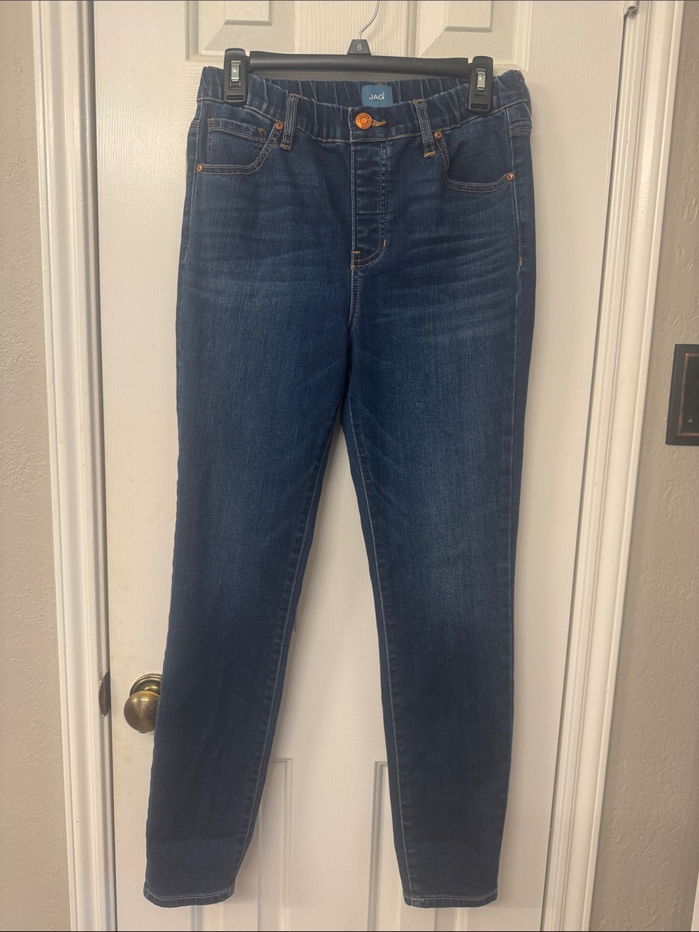 Jag Jeans Skinny Tapered Dark Blue Denim